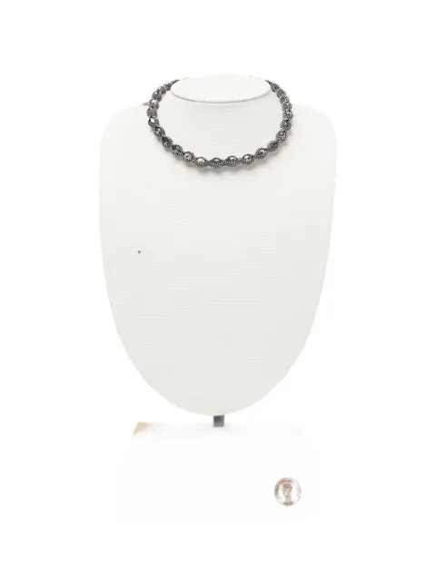 Peserico crystal beaded necklace Silver A35527C0CC899