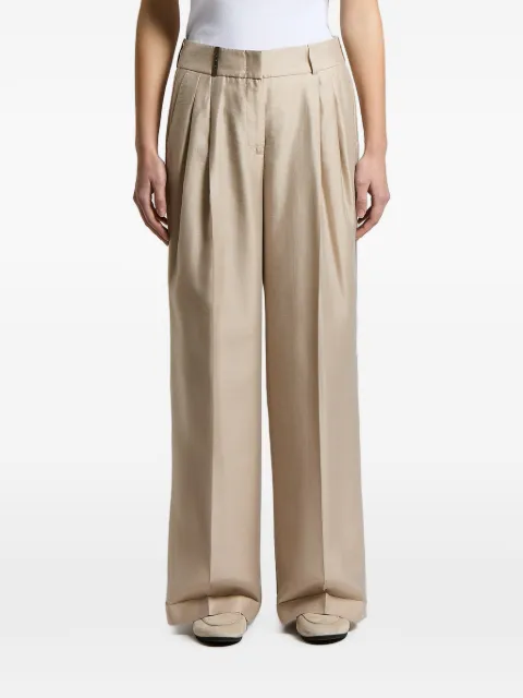Peserico pleat-detail trousers Neutrals A04298F08867