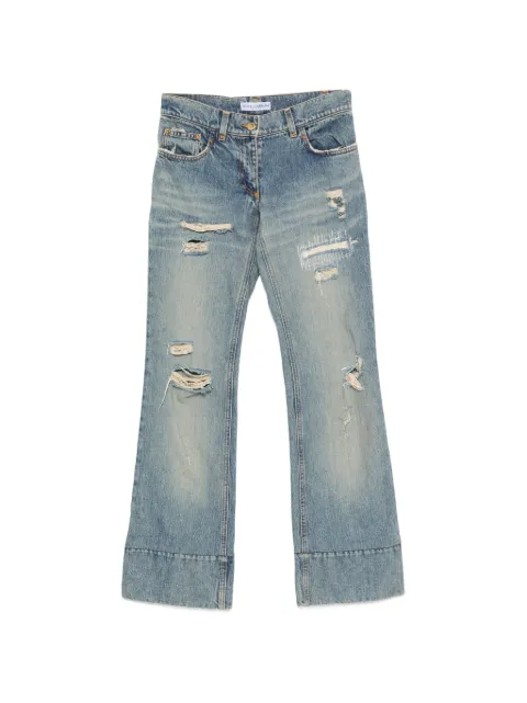 Dolce & Gabbana Pre-Owned 2000s distressed jeans Blue DG350BTW