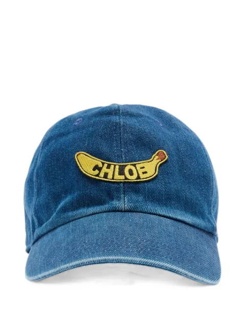 Chloé Chill baseball cap Blue CH26AHC08DNM