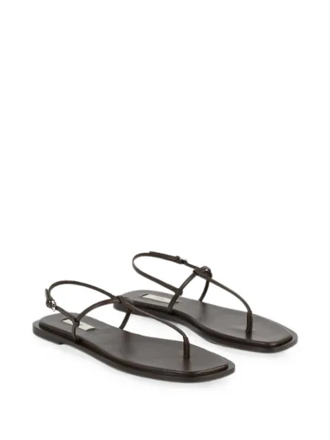 TOTEME T-strap sandals Brown 263WAS0336LE0210213