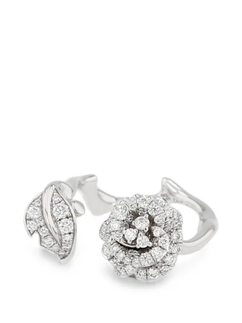 Christian Dior Pre-Owned 2024 Rose Dior Bagatelle diamond ring Silver 431856