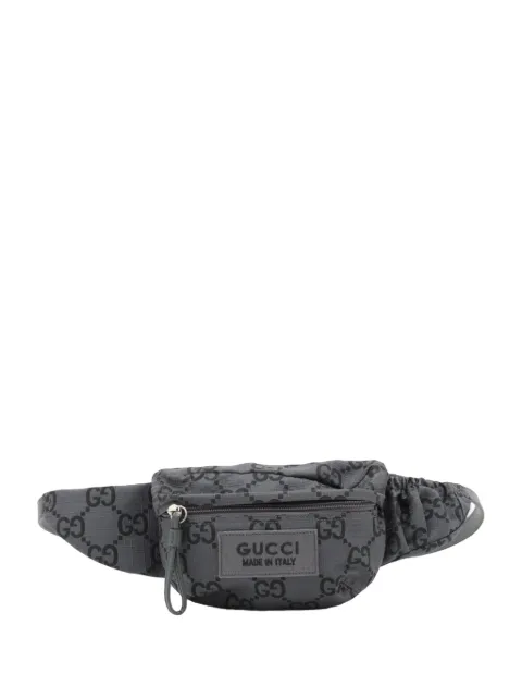 Gucci Pre-Owned 2016-2026 GG Nylon Ripstop belt bag Grey OO18VJUE6JNV4AV6