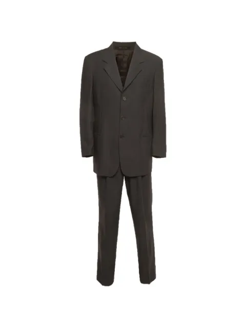 Emporio Armani Pre-Owned regular-fit suit Grey 1290169