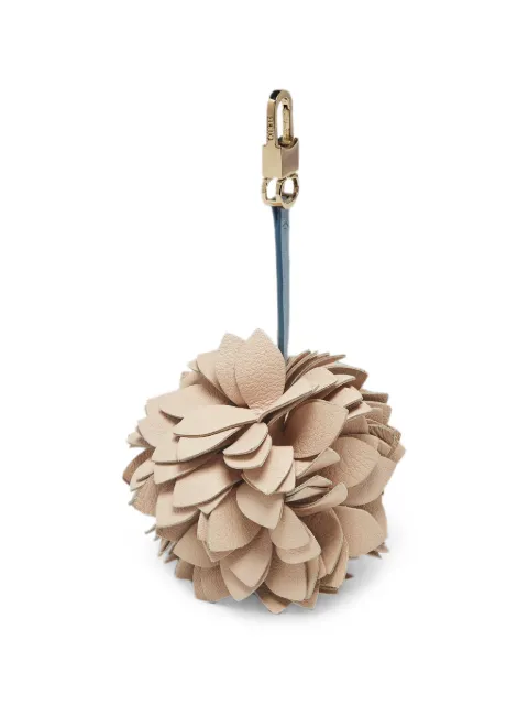 Carolina Herrera Vintage flower appliqué bag charm Neutrals 1263535