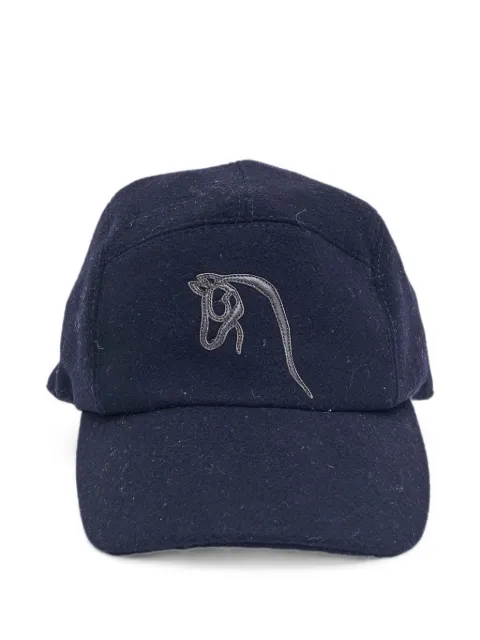 Hermès Pre-Owned Cheval au Trait baseball cap Blue 1331079