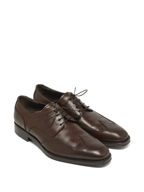 Ferragamo Pre-Owned Alicante lace-up derby shoes Brown 1273929