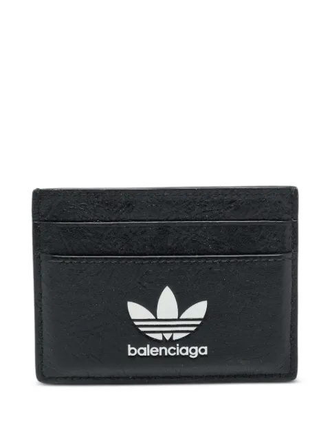 Balenciaga Pre-Owned xAdidas logo-print card holder Black 1285740