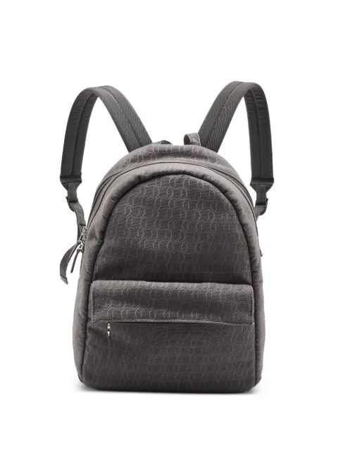 Christian Louboutin Pre-Owned Zip N Flap monogram jacquard backpack Grey 1336836