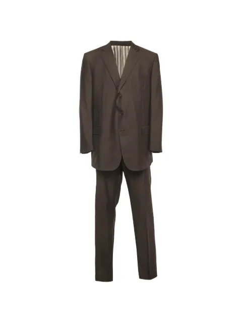 Ermenegildo Zegna Vintage single-breasted suit Brown 1325286