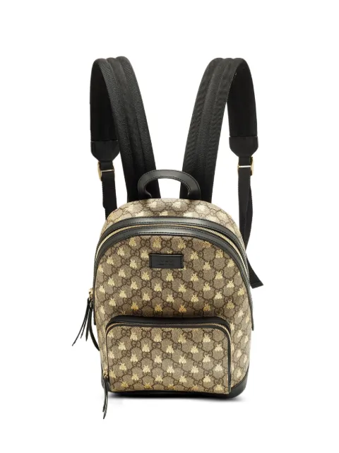 Gucci Pre-Owned Day Bees embroidered backpack Neutrals 1317017