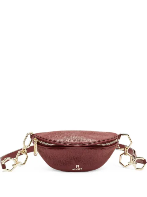 Aigner Kids Serena leather belt bag Red 1336168