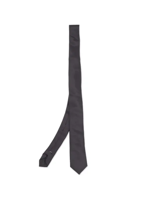 Givenchy Pre-Owned skinny silk tie Black 1332387