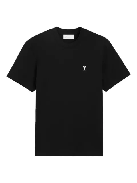 AMI Paris cotton Ami de Coeur t-shirt Black H26HTS346724