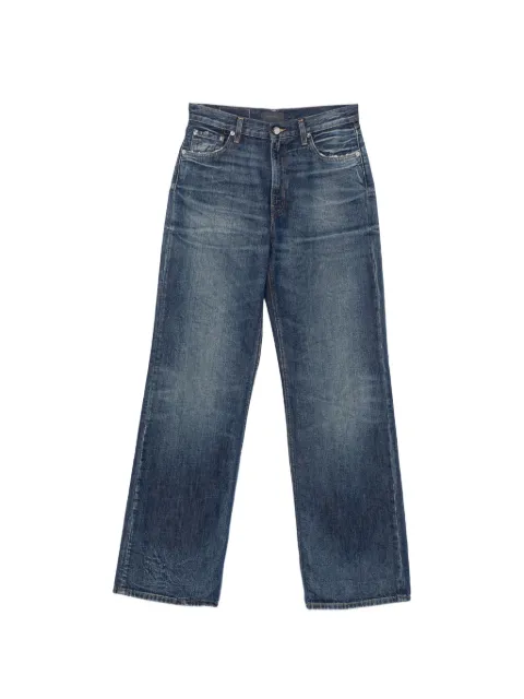 Haikure faded whiskered jeans Blue HEW03185DF207