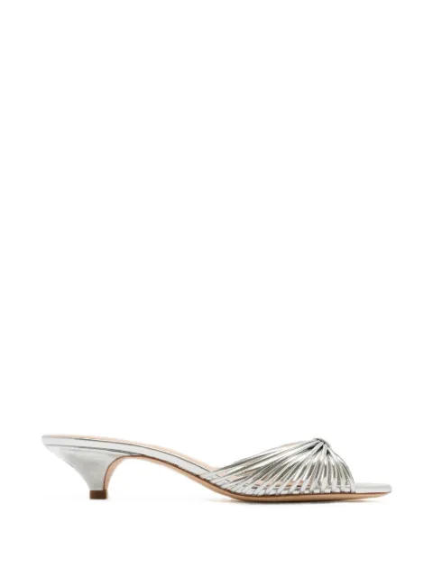 Loeffler Randall Dixie heeled sandals Silver DIXIEML