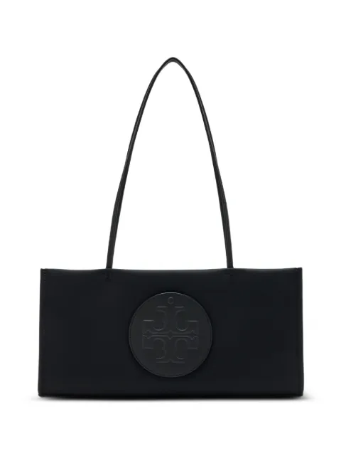 Tory Burch Ella logo-patch shoulder bag Black 183373