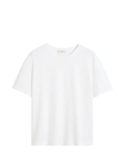 TOTEME Classic logo-embroidered T-shirt White 263WRT0529FB0502003