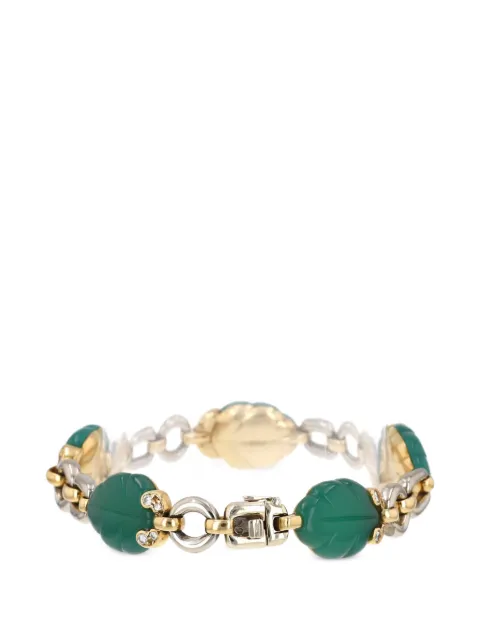 Cartier 1990 Indes Galantes chrysoprase and diamond bracelet Gold 431520