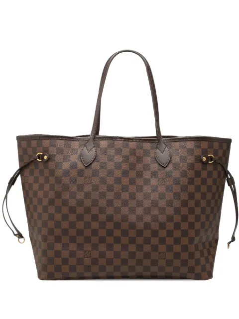 Louis Vuitton Pre-Owned 2014 Damier Ebene Neverfull GM tote bag Brown E4V1CGBE7SPBX1XM