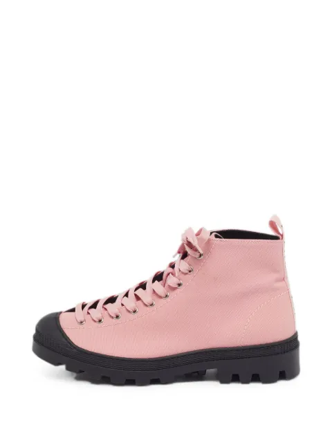 Loewe Pre-Owned canvas ankle boots Pink 1296185