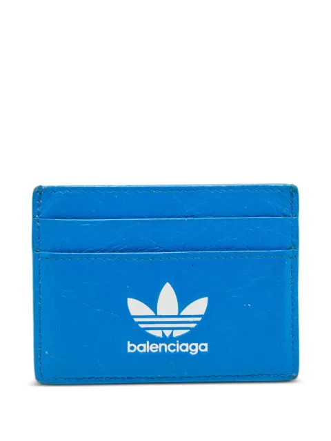 Balenciaga Pre-Owned x Adidas logo-detail cardholder Blue 1285811