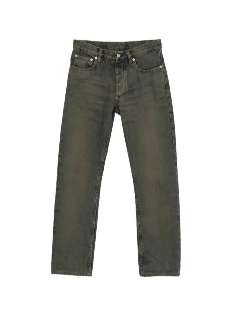 Helmut Lang Pre-Owned 2000s straight-leg jeans Green HL300BTQ
