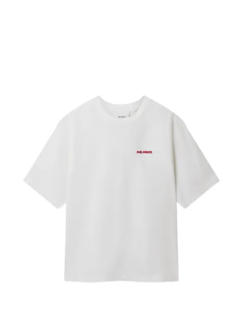Axel Arigato Curb logo-embroidered T-shirt White A4202002
