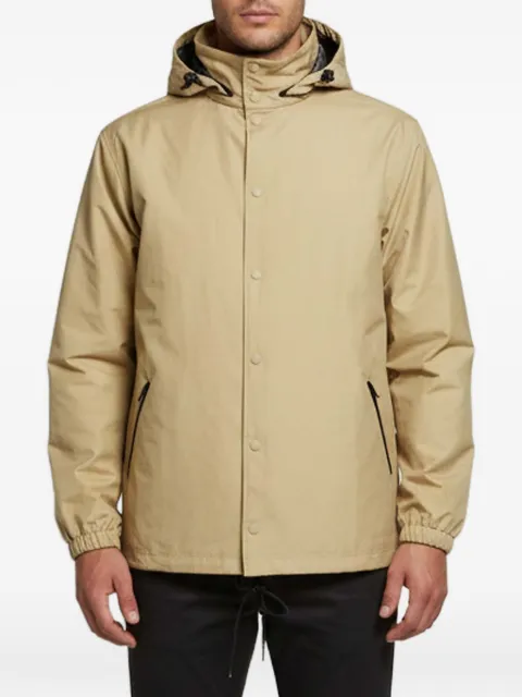 Balenciaga Pre-Owned logo-print oversized windbreaker jacket Neutrals 1356715