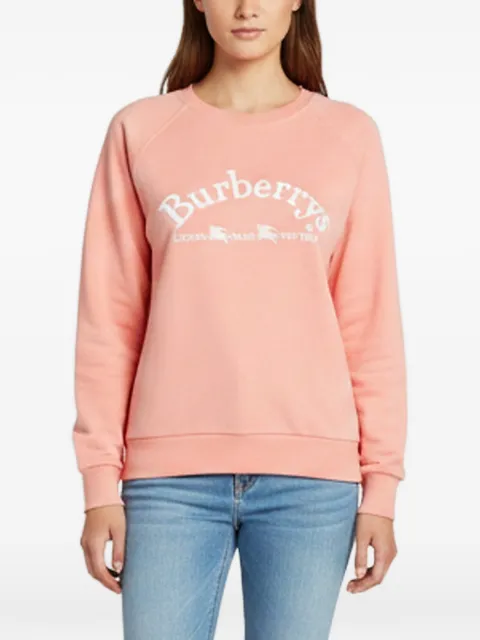 Burberry Pre-Owned logo-embroidered sweatshirt Pink 1355512