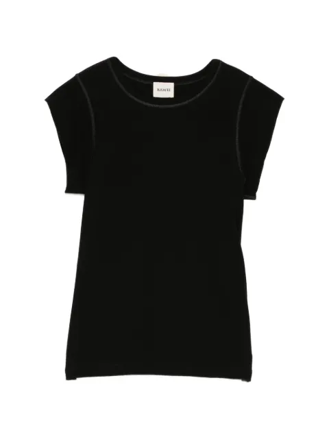 KHAITE Angel T-shirt Black 182751021