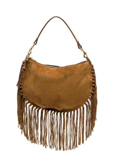 ISABEL MARANT fringe-trim shoulder bag Brown BF0066FCC3C14M