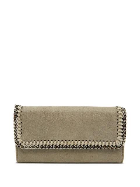 Stella McCartney Pre-Owned Falabella chain-trim wallet Grey 1189537