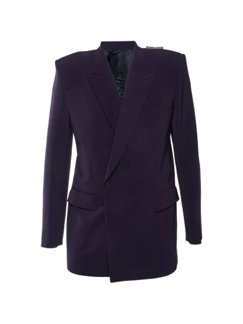 Balenciaga Pre-Owned button-fastening blazer Purple 1356842