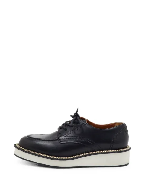 Givenchy Pre-Owned platform-sole derby shoes Black 1359865