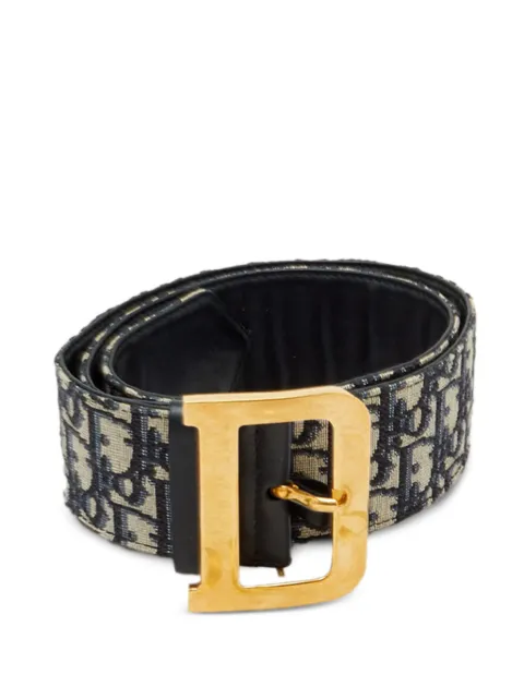 Christian Dior Pre-Owned Diorquake Oblique belt Neutrals 1346958