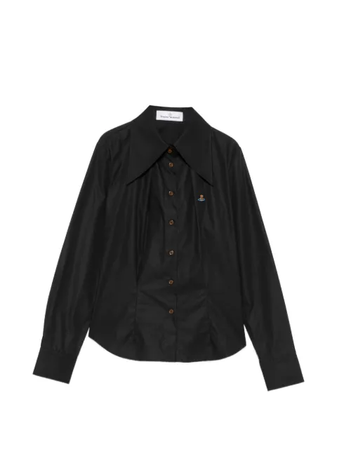 Vivienne Westwood Violin Orb-embroidered shirt Black 15010060W009Q