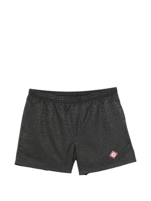 Casablanca logo-patch swim shorts Black PF26TR22402
