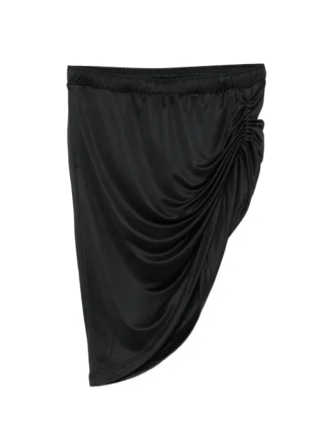 Courrèges asymmetric-hem skirt Black 266JJU371JS0195