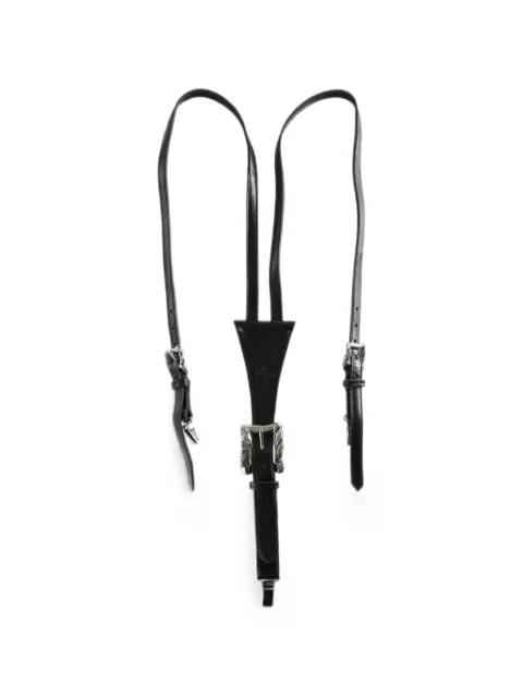 Enfants Riches Déprimés engraved buckle-fastening braces Black 100565