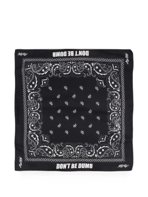 AWGE paisley-print bandana scarf Black AS6SXA01APTF109PAISLEYBLK