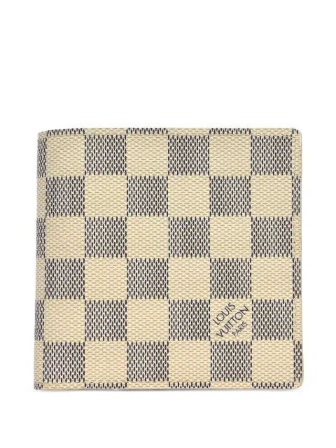 Louis Vuitton Pre-Owned 2007 Damier Azur Portefeuille Marco wallet Neutrals 146361