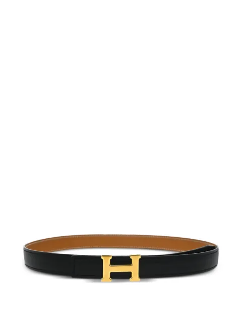 Hermès Pre-Owned 1998 Constance reversible belt Black 156322
