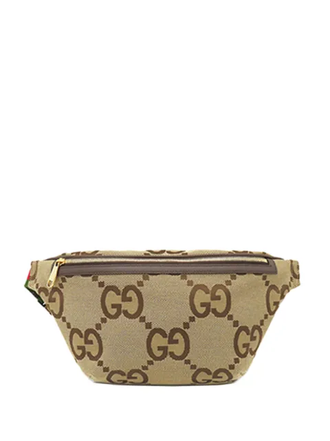 Gucci Pre-Owned 2016-2026 Jumbo GG Canvas Web belt bag Neutrals 5LFRM4S4DCNJYLLG