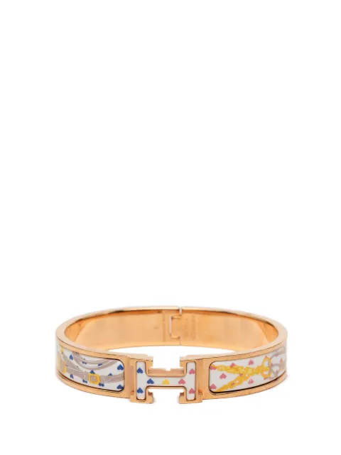 Hermès Pre-Owned 2000-2026 Narrow Enamel Brides de Gala Love Clic H Bracelet PM costume bracelet Gold LD2YD03W7SOJWWZF