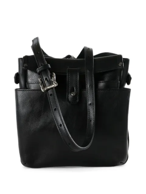 Enfants Riches Déprimés buckle-strap leather shoulder bag Black 100531