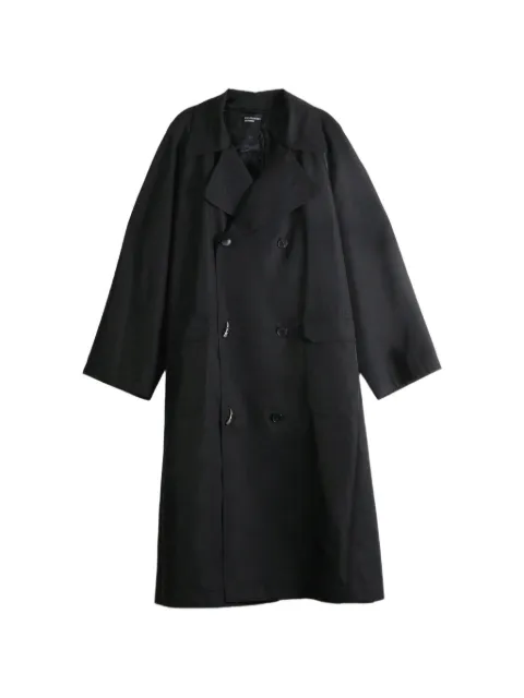 Enfants Riches Déprimés I'm Your Man double-breasted trench coat Black 030606