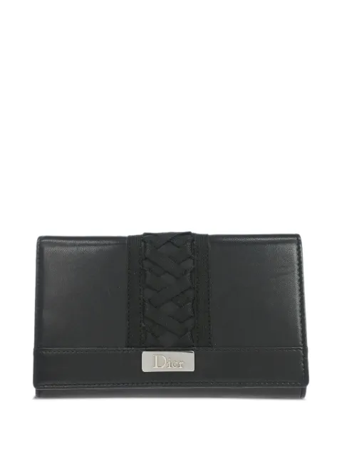 Christian Dior Pre-Owned 2003 Admit It wallet Black 177912