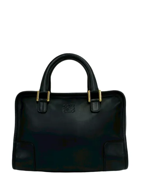 Loewe Pre-Owned 2010-2026 Goatskin Amazona 28 handbag Black PH1TV7NO6USJVUTW