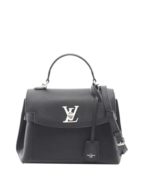 Louis Vuitton Pre-Owned 2021-2026 Grained Calfskin LockMe Ever BB satchel Black 5ONIRWPBVXCXUPTP